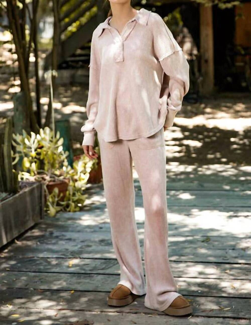 NEW RAE MODE one fine day luxury lounge set in nude